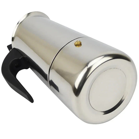 9 Cup Stainless Steel Coffee Maker Moka Pot Stovetop Espresso Maker Silver-1